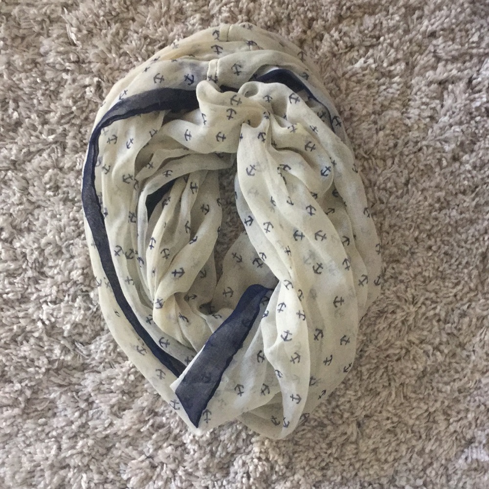 Anchor infinity scarf